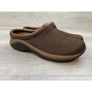 Merrell Women's Mesh Slide Mocha Brown Clogs  8.5 Mules  Slip On Trail Shoes